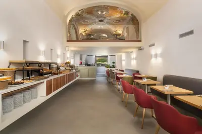 Area soggiorno di Hotel Croce Di Malta