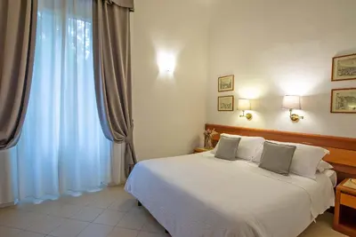 Letto o letti in una camera di Hotel Bonifacio