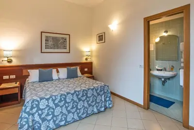 Letto o letti in una camera di Hotel Bonifacio