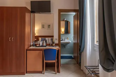 Letto o letti in una camera di Hotel Bonifacio