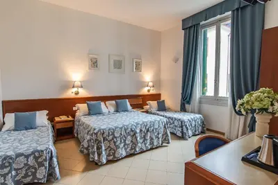 Letto o letti in una camera di Hotel Bonifacio