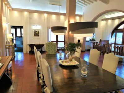 Area soggiorno di FIRENZE Villa a 5 Stelle - Villa Gaudia Luxury & Relax in Chianti
