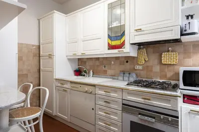 Cucina o angolo cottura di Signoria Apartment with patio