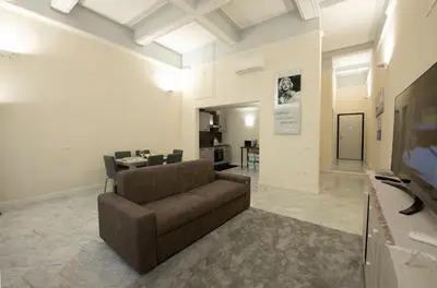 TV o dispositivi per l'intrattenimento presso Cavour Rosa Apartment by Mamo Florence