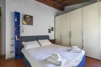 Letto o letti in una camera di 2 bedroom apartment with terrace
