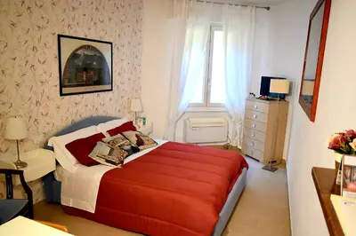 Letto o letti in una camera di appartamento pontevecchio