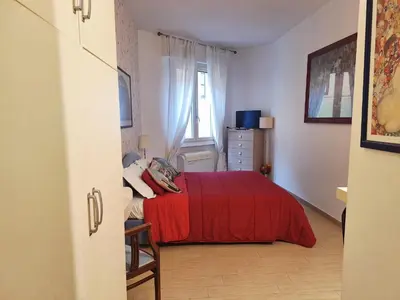 Letto o letti in una camera di appartamento pontevecchio