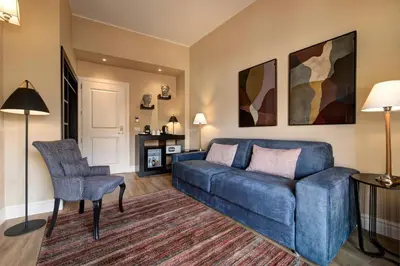 Area soggiorno di Grand Hotel Cavour