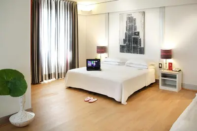 Letto o letti in una camera di Art Hotel Museo