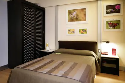 Letto o letti in una camera di Art Hotel Museo