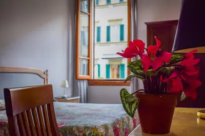 Letto o letti in una camera di Hotel Medici