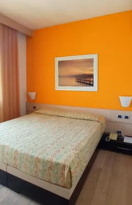 Letto o letti in una camera di Hotel I Cedri