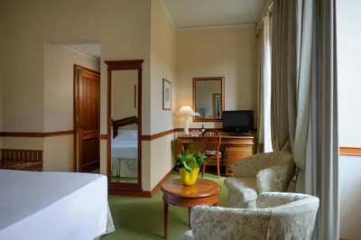 Letto o letti in una camera di Hotel degli Orafi