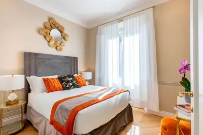Letto o letti in una camera di Genteel Home Via della Spada