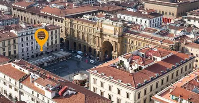 Vista generica su Firenze o vista sulla città dall'interno dell'aparthotel