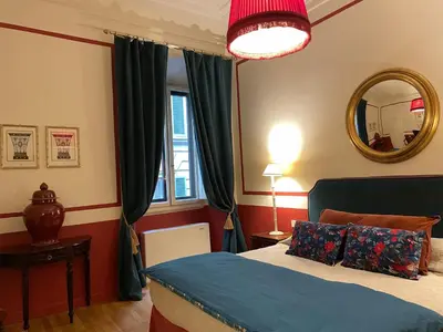 Letto o letti in una camera di Residenza dei Pucci
