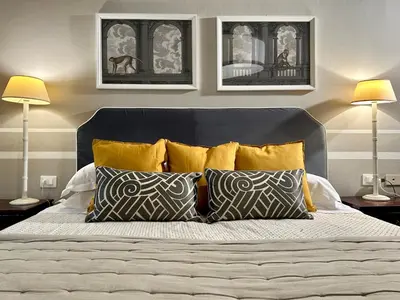 Letto o letti in una camera di Residenza dei Pucci
