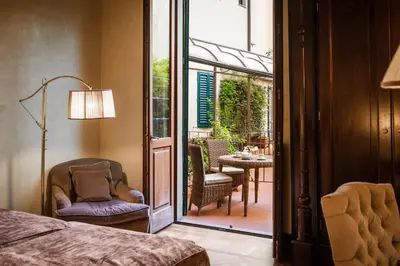Area soggiorno di Grand Hotel Baglioni