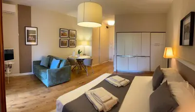 Area soggiorno di Residence Poggio Golf Chianti Firenze