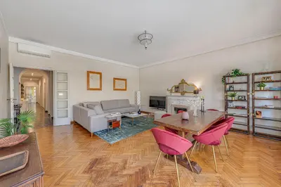 Area soggiorno di Apartments Florence - Golden Tower with View