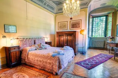 Letto o letti in una camera di VILLA PANDOLFINI 1