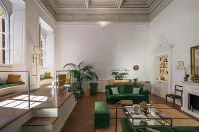 Area soggiorno di Casa G. Firenze