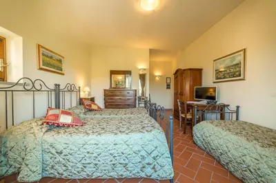 Letto o letti in una camera di Villa La Malva