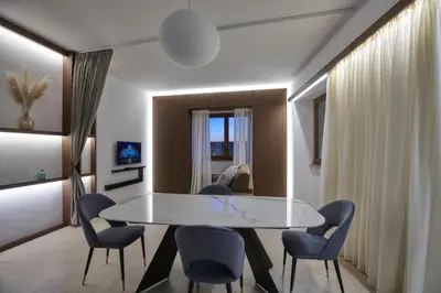 TV o dispositivi per l'intrattenimento presso Five stars Florence luxury apartments with Jacuzzi
