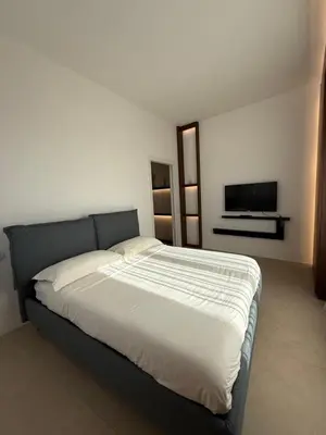 Letto o letti in una camera di Five stars Florence luxury apartments with Jacuzzi
