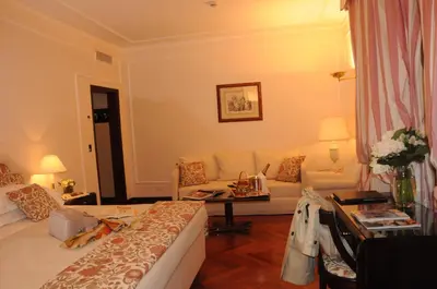Letto o letti in una camera di Hotel De La Ville