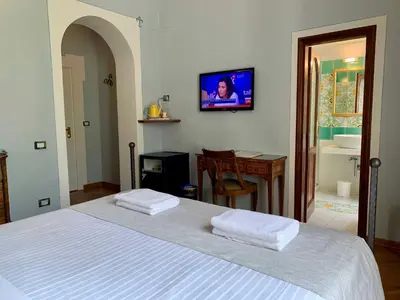Letto o letti in una camera di Hotel David