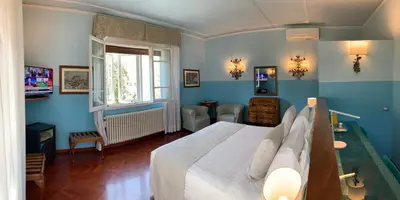 TV o dispositivi per l'intrattenimento presso Hotel David