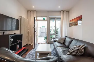 TV o dispositivi per l'intrattenimento presso Art Gallery Apartment in Florence