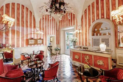 Area soggiorno di Hotel Palazzo dal Borgo