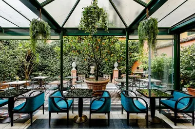 Area soggiorno di Hotel Palazzo dal Borgo