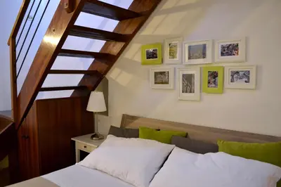 Letto o letti in una camera di Green Domus