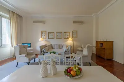 Area soggiorno di Raso cozy penthouse near the Duomo