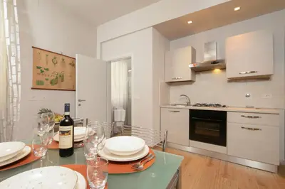 Cucina o angolo cottura di il giaggiolo apartment