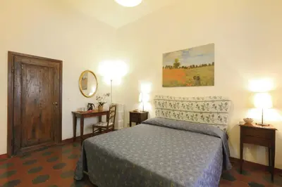 Letto o letti in una camera di Hotel Bavaria