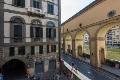 Planimetria di Vasari Suite Florence next to Pontevecchio