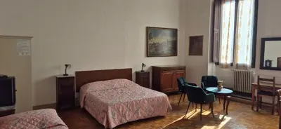 Letto o letti in una camera di Albergo San Giovanni