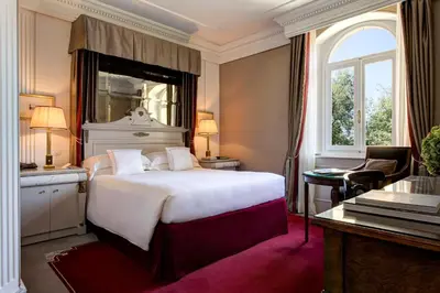 Letto o letti in una camera di Hotel Regency - Small Luxury Hotels of the World