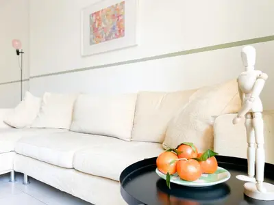 Area soggiorno di Stunning Apartment With An Amazing Terrace