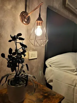 Letto o letti in una camera di Hotel Victoria