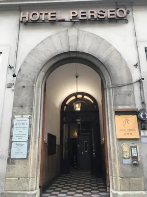 Facciata o entrata di Hotel Perseo