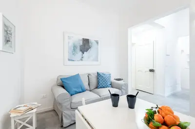 Area soggiorno di GuestHost - Viuzzo 7 - Florence White Apartment