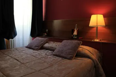 Letto o letti in una camera di Hotel San Lorenzo