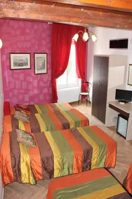 Letto o letti in una camera di Hotel San Lorenzo