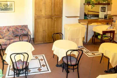 Area soggiorno di Hotel Monica