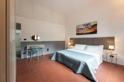 Letto o letti in una camera di Pilastri 35